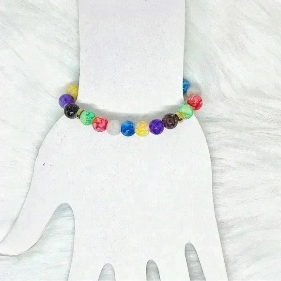 Colorful Chakra Reiki beaded Bracelet - Picture 3 of 6